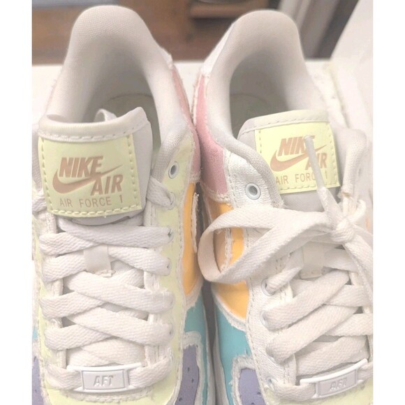 NIKE Air Force 1 Low Tear Away Pastel Reveal Sneakers SZ 7.5 DJ6901-600 - Picture 5 of 16